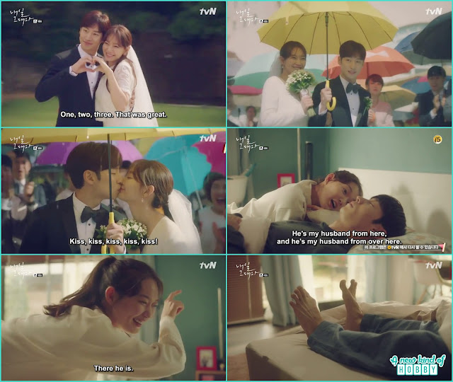 ma rin and soo joon wedding kiss and happy moments after wedding - tomorrow with You sizzling Romance and Kisses