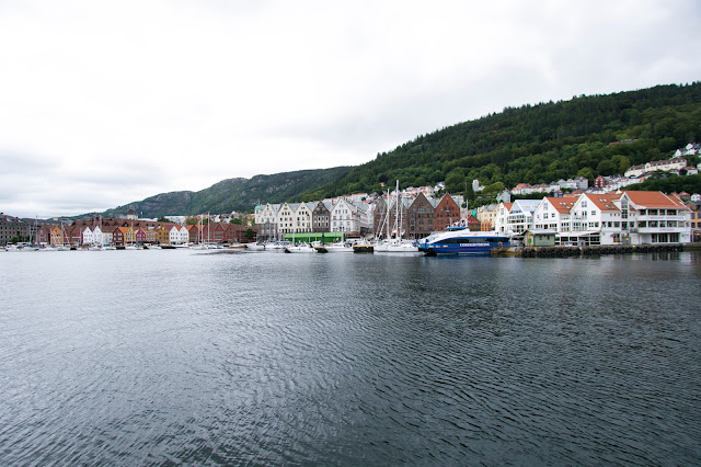 Bryggen vista dal mercato del pesce-Bergen