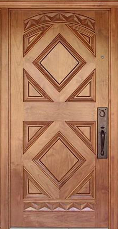 Wood Design  Ideas Latest Kerala Model Wood single Doors  