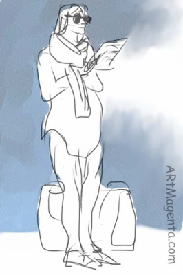 Complicated devices is a gesture drawing by Artmagenta