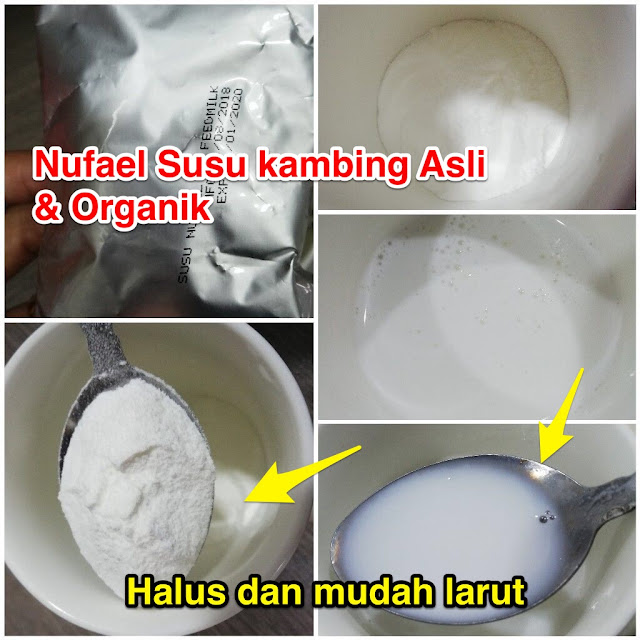 Susu Kambing Nufael Pilihan Ibu bapa Masa Kini, Susu Kambing,