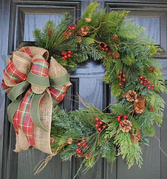 10 Rustic  Christmas  Decorating  Ideas  Lilacs and 