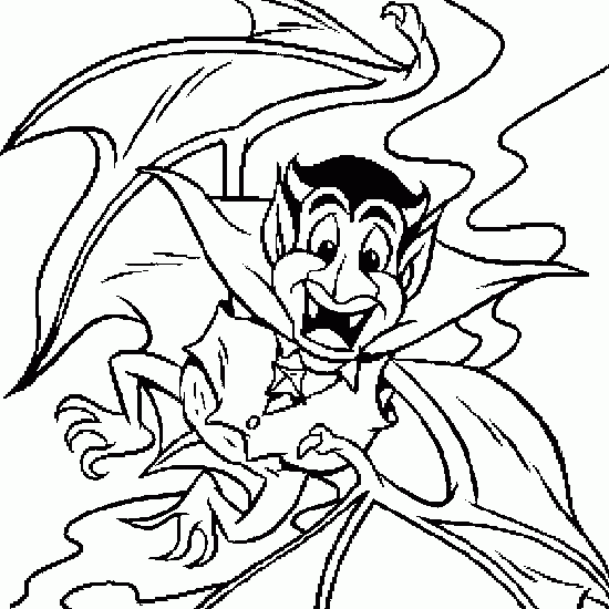 Halloweeen Coloring Pages title=