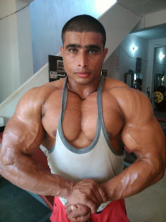 aesthetic muscle, bodybuilder, great abs, male fitness model, male model, muscle, physique, ripped muscle, Sher Jatt, vascular muscle, 