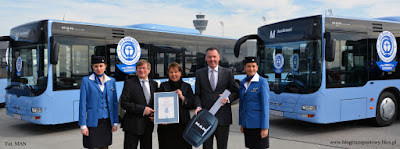 Uroczyste przekazanie autobusów MAN Lion’s City na lotnisku Franza Josefa Straußa w Monachium