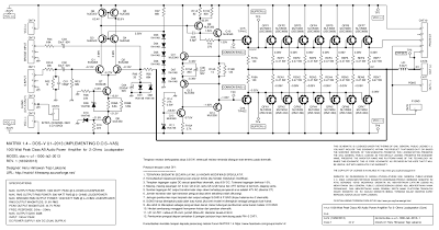 DK Tech PCB Audio Power AMPLIFIER SKEMA ELEKTRONIKA