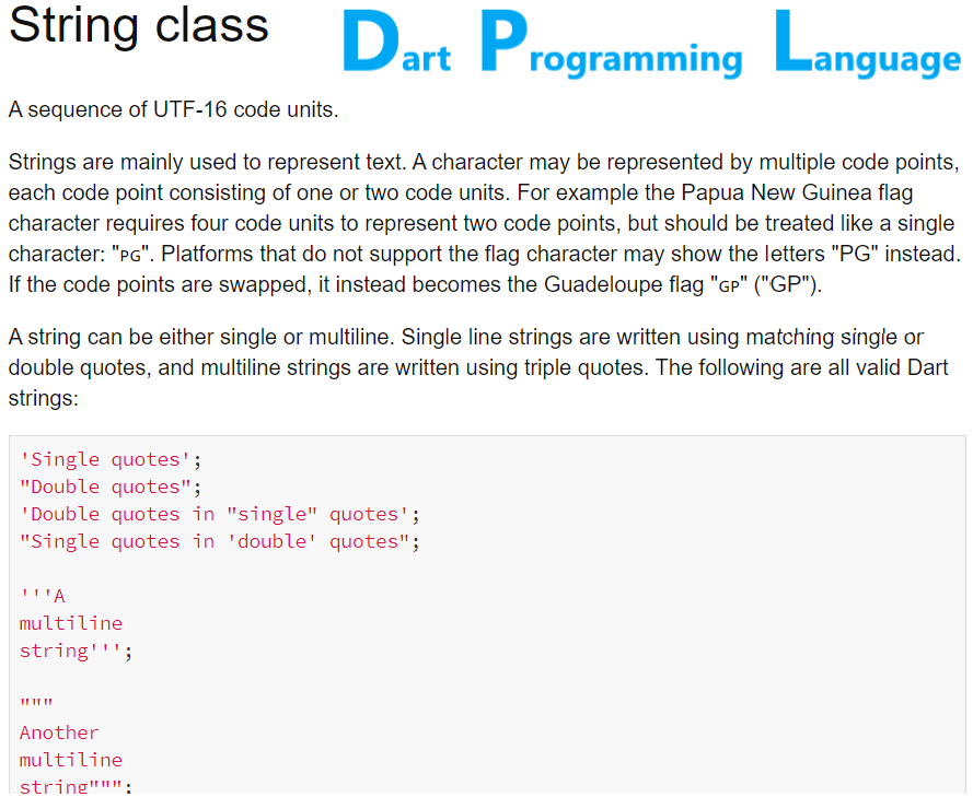 Data Types in Dart Programming Language - BlogLearner