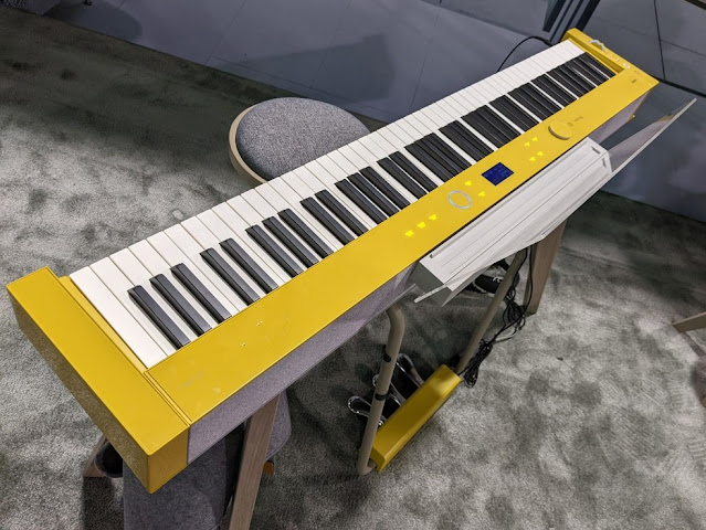 Casio harmonius mustard digital piano
