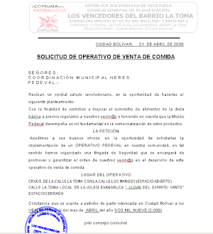 Peticion Modelo De Carta De Solicitud De Permiso Municipal