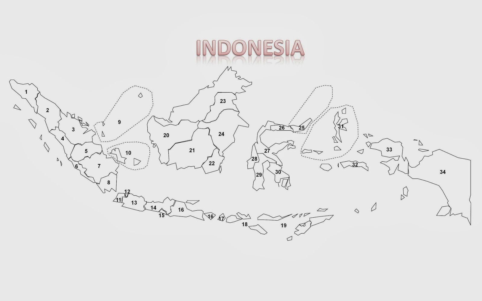  Gambar  Peta  Indonesia  Buta  Koleksi Gambar  HD