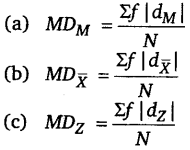 Solutions Class 11 अर्थशास्त्र में सांख्यिकी Chapter - 6 (परिक्षेपण के माप)