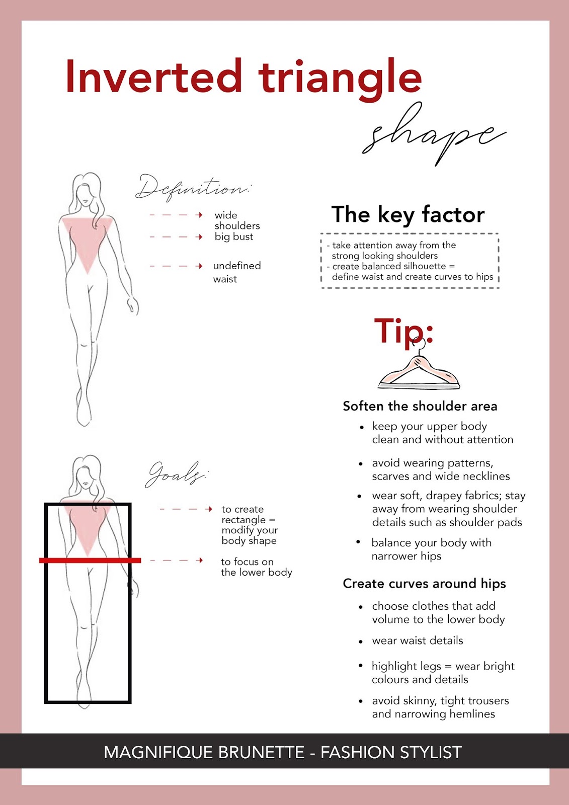 Body Shape Ultimate Guide - Part 3 = INVERTED TRIANGLE SHAPE