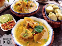 Resep Cara Membuat lontong kikil surabaya