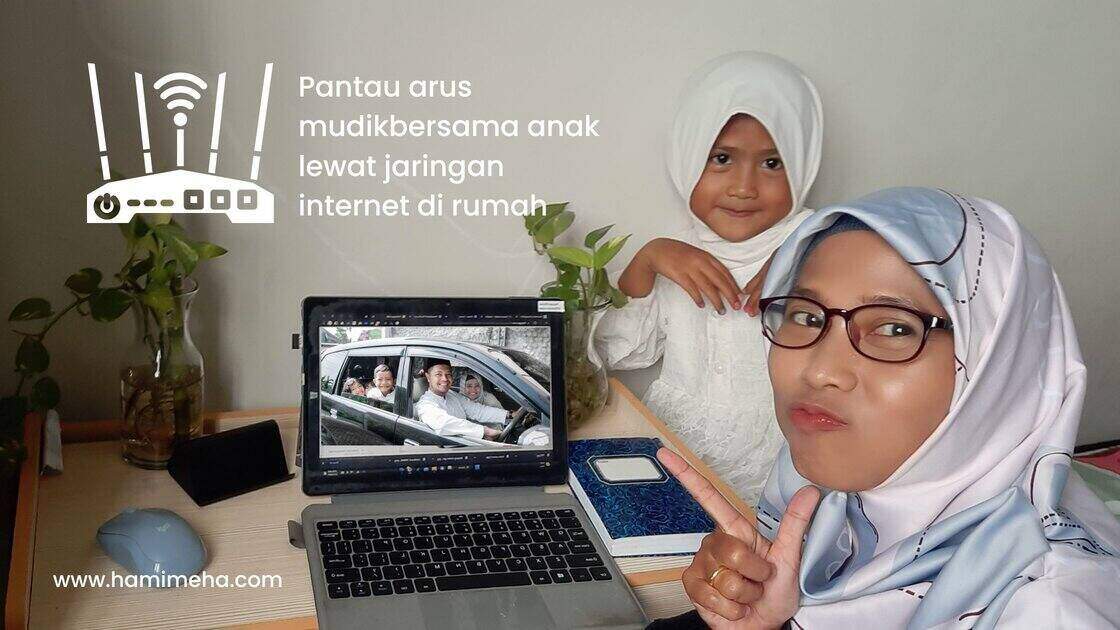 Pantau arus mudik dengan internet cepat