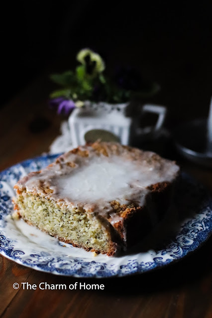 Lemon Poppy Seed Tea Cake