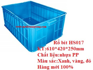 Sóng nhựa, Rổ nhựa, Sọt nhựa đựng hàng