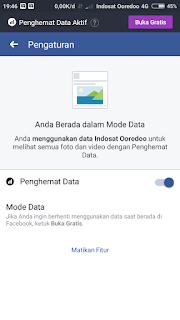 Pengaturan penghemat data facebook