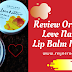 Review Oriflame Love Nature Lip Balm Mango