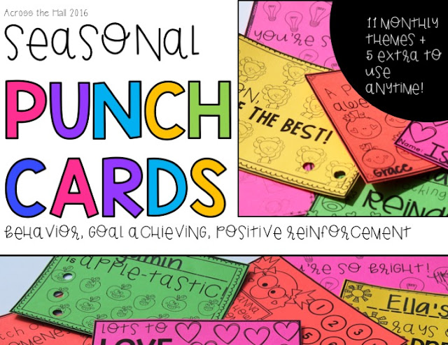 There are so many amazing ways to punch cards in your classroom! Letting students choose their own punch cards makes it extra fun!
