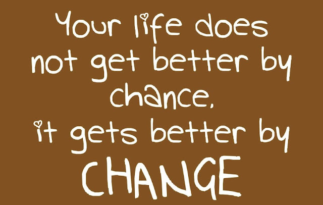 Your life does not get better -Change/Life Quotes