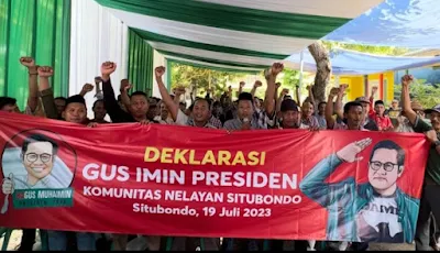 Maju Pilpres 2024, Komunitas Nelayan Situbondo Memberikan Mandat Rakyat Pada Gus Imin