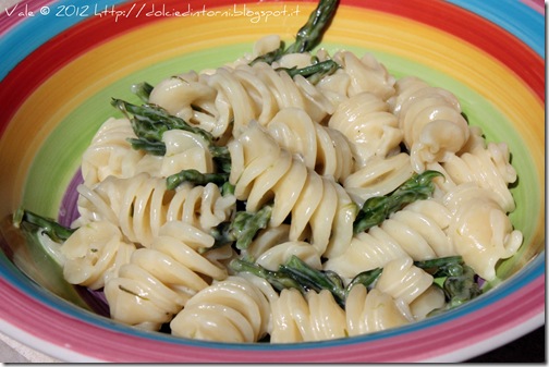 Fusilli panna e asparagi