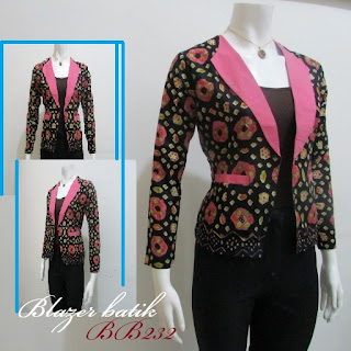 Baju Kerja Wanita Blazer Batik