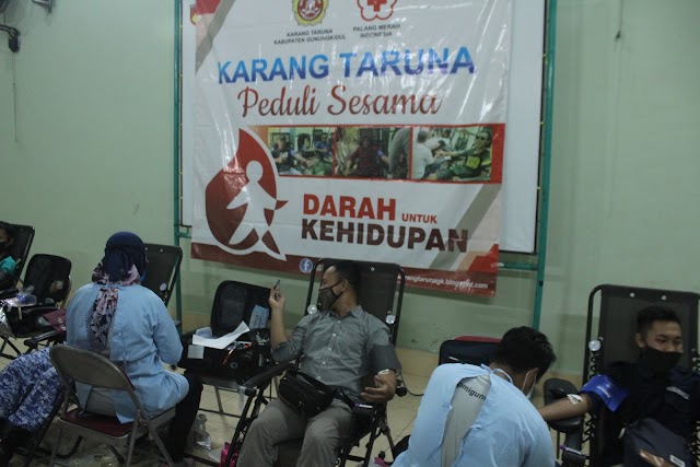 Hari Kebangkitan Nasional :Karang Taruna Kabupaten Gunungkidul Menggelar Donor Darah Bentuk Dukungan Kepada PMI Gunungkidul 