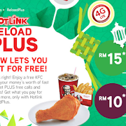 Dapat FREE KFC set sempena bulan Ramadhan.