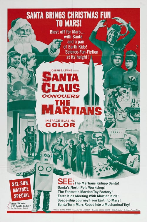 Descargar Santa Claus conquista a los marcianos 1964 Pelicula Completa En Español Latino