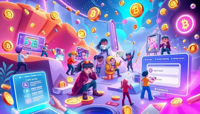 crypto games and surveys