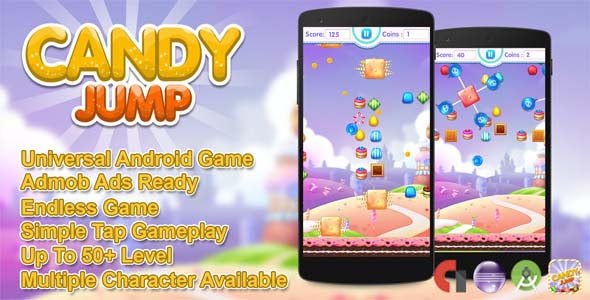 Download Candy Jump Android Source Code + Admob