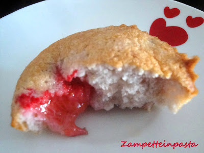 Muffin di fragole e albumi - Muffin con albumi