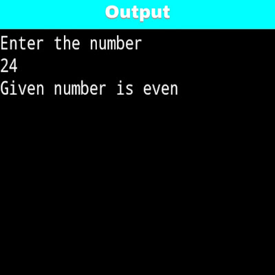 C program to print given number is even or odd using function