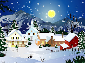 Christmas Snow Town