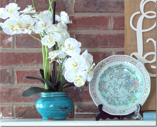 Spring Turquoise Mantel 1