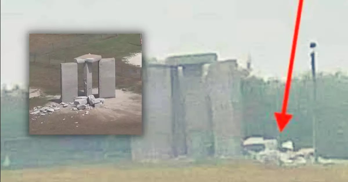Huge Portion Of Georgia Guidestones Is Destroyed By Explosives