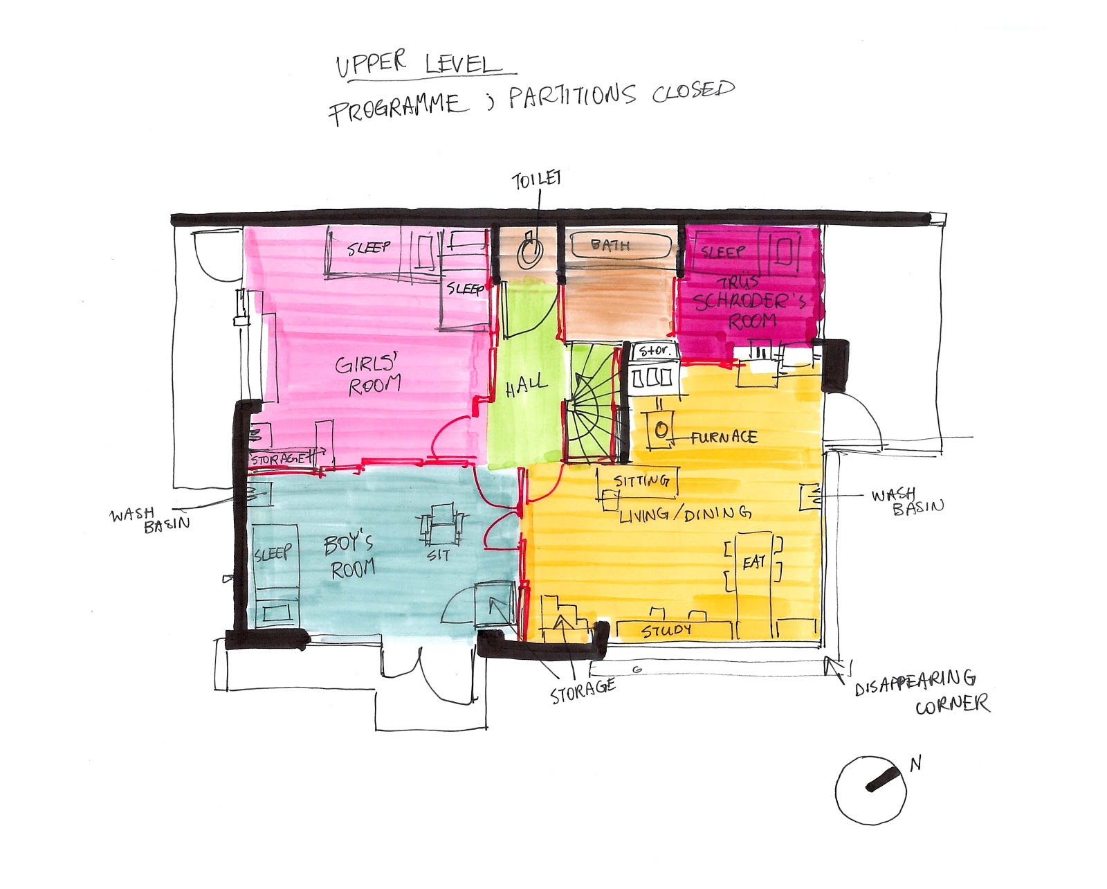 THE RIETVELD SCHRODER HOUSE DIAGRAMS AN IN DEPTH 