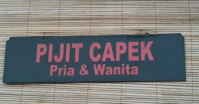 TEMPAT PIJAT CAPEK DI JOGJA