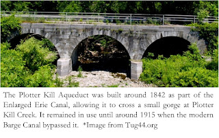 Plotterkill Aqueduct - stone bridge to carry canal