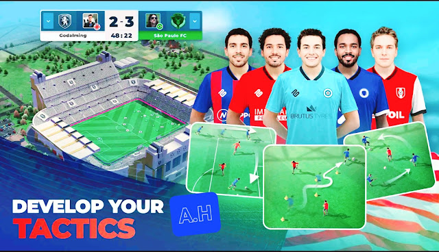 لعبة ادارة وتدريب فريق كرة القدم الرائعة والمجانية لهواتف الأندرويد  Download Matchday Soccer Manager 2023 for Android