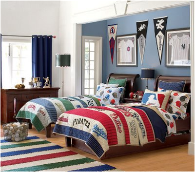 Teen Boys Sports Theme Bedrooms