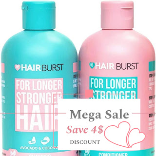 Discount on HAIRBURST SLS Free Shampoo and Conditioner for Longer Stronger Hair