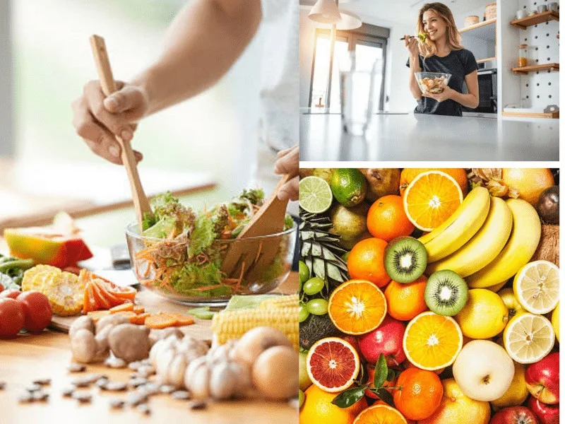 هناك عدد كبير من الأطعمة صحية ولذيذة. من خلال ملء طبقك بالفواكه والخضروات ومصادر البروتين عالية الجودة والأطعمة الكاملة الأخرى ، ستحصل على وجبات غنية بالألوان ومتعددة الاستخدامات ومفيدة لك.