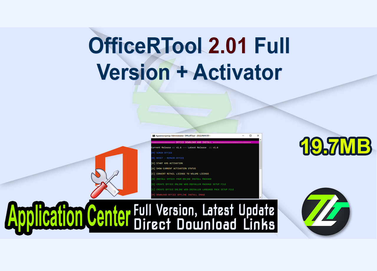 OfficeRTool 2.01 Full Version + Activator
