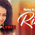 RING SONG LYRICS – NEHA KAKKAR | PUNJABI SONG