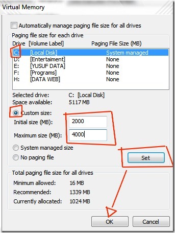 set vmemory