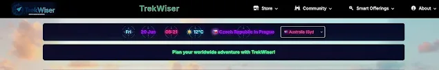 Global Time widget by trekwiser.com