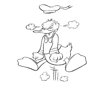 #15 Donald Duck Coloring Page