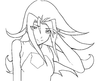 #10 Rio Kamishiro Coloring Page